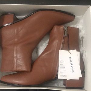 W Concept Meno Dé Mosso Brown Ankle Boots